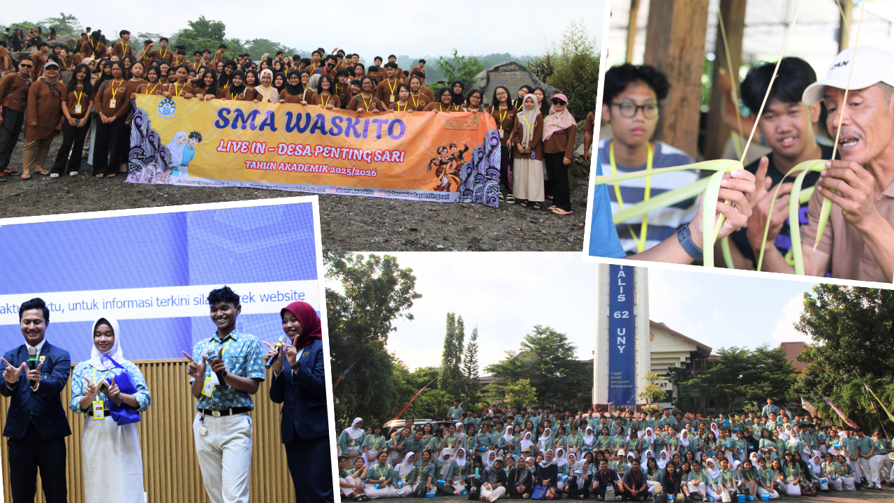 Live In SMA Waskito (Desa Penting Sari Yogyakarta) : Pengalaman Belajar Bersama Masyarakat